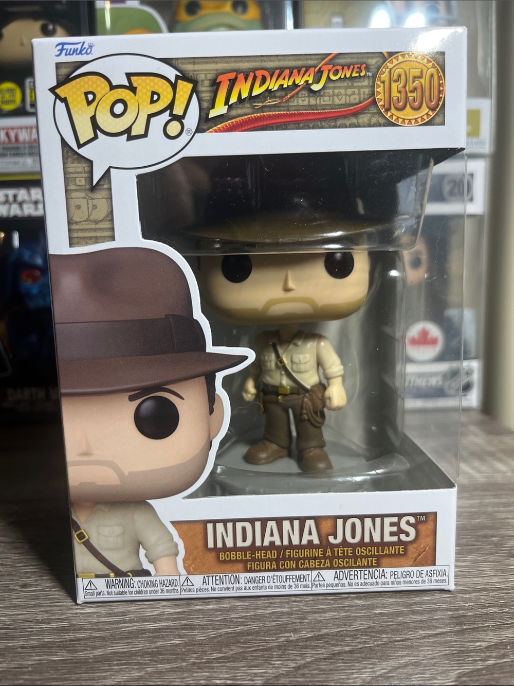 Funko Pop! Indiana Jones Figure in Brown, Tan, Cream